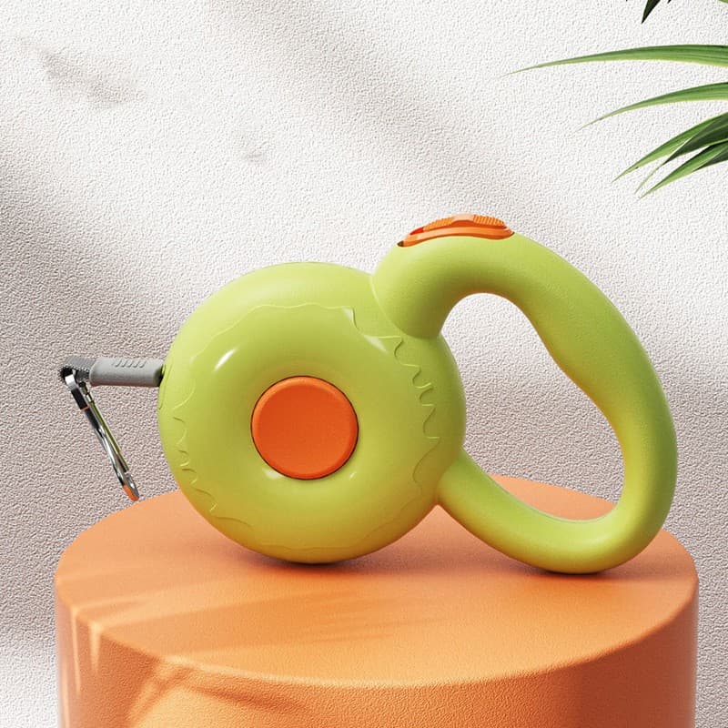 Laisse rétractable pour chien (boîtier vert) — Chiens (photo 1 sur 3)