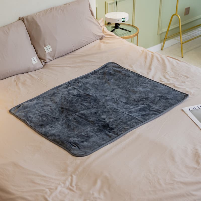 Couverture pour chien en flanelle lavable (gris, 75 × 100 cm) — Chiens (photo 1 sur 1)