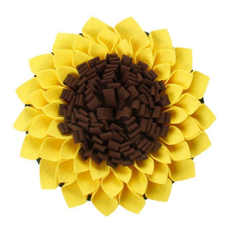Tapis de fouille pour chien tournesol (feutre, 37,5 cm) — Chiens (photo 1 sur 3)